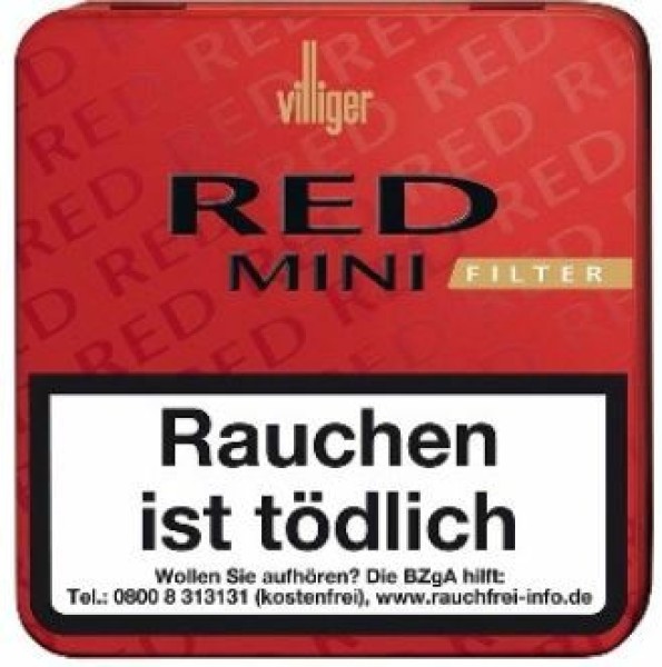 Villiger Red Mini Filter (Vanilla) Zigarillos